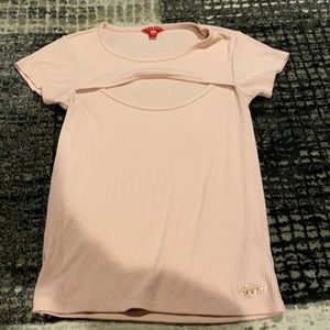 Guess size small light pink shirt